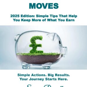 Smart Money Moves – Money Guide UK budgeting book cover by Serena Bennett
