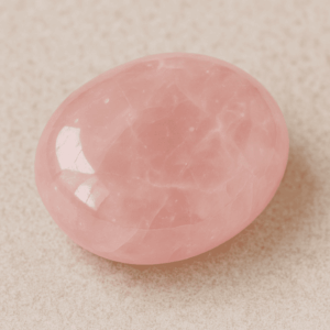 Rose Quartz crystal for self-love and emotional healing