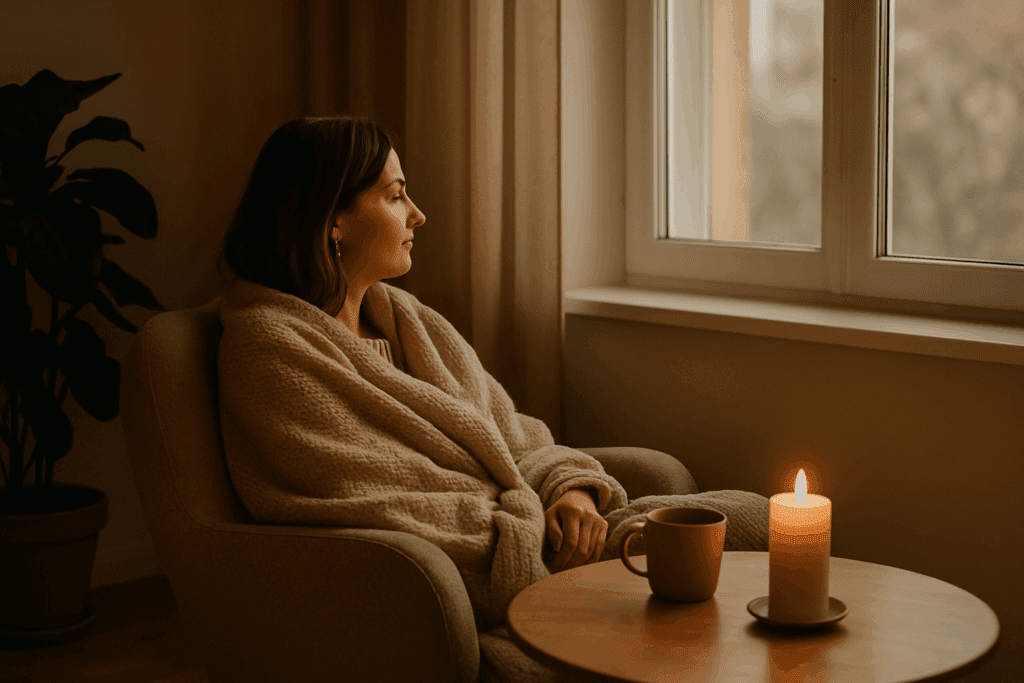 peaceful moment of reflection – setting boundaries and protecting your peace