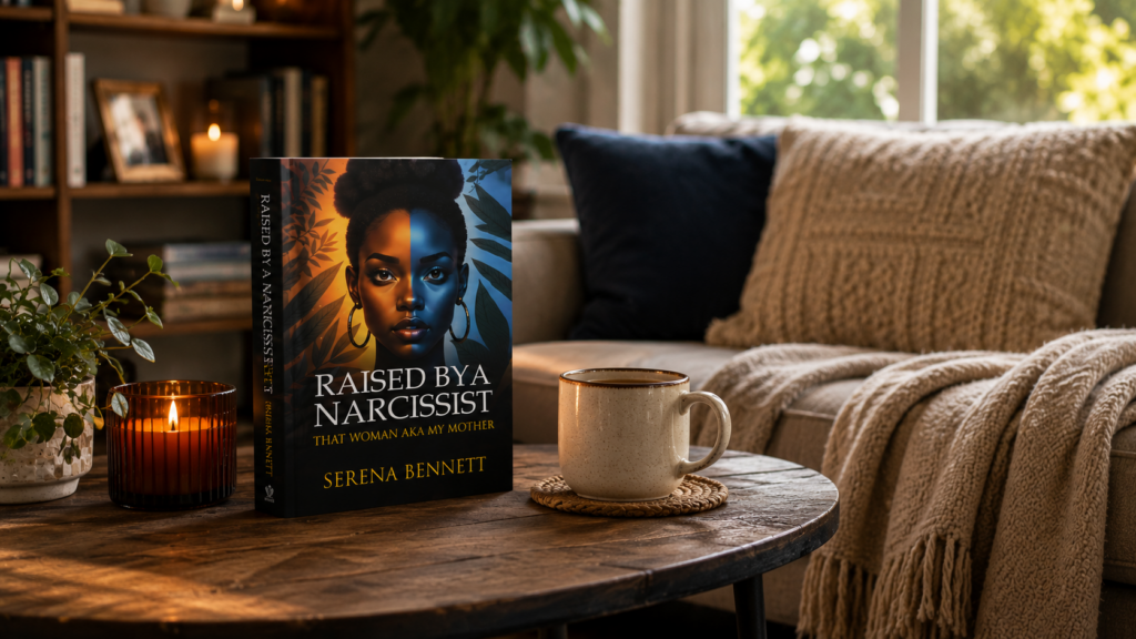 Raised By a Narcissist That Woman aka My Mother displayed in a cosy home setting