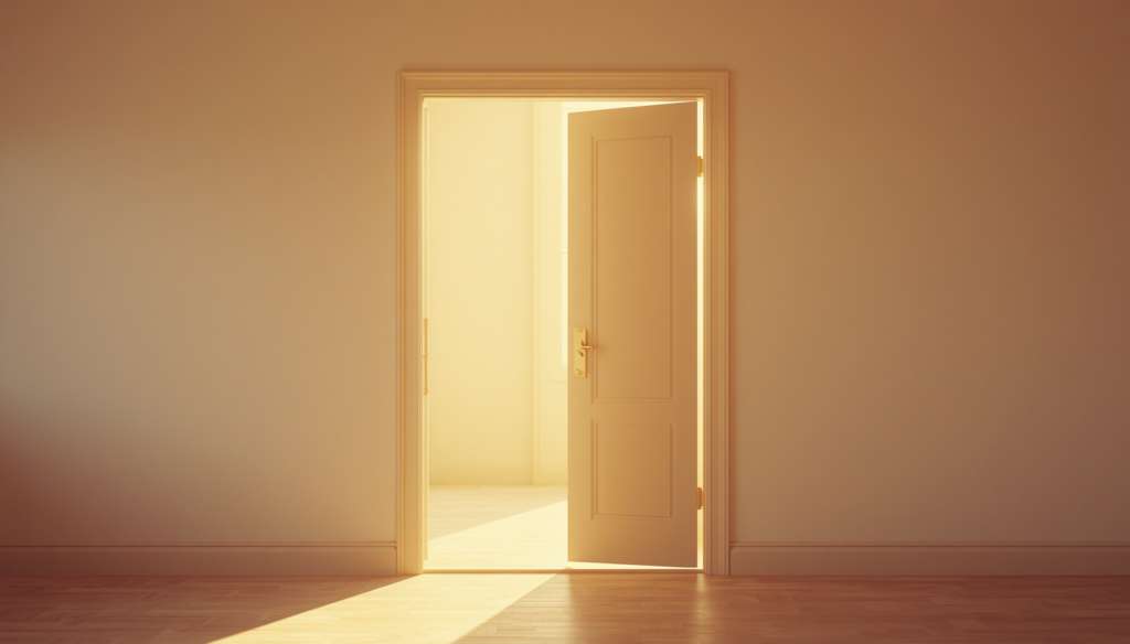 personal boundaries peaceful doorway space